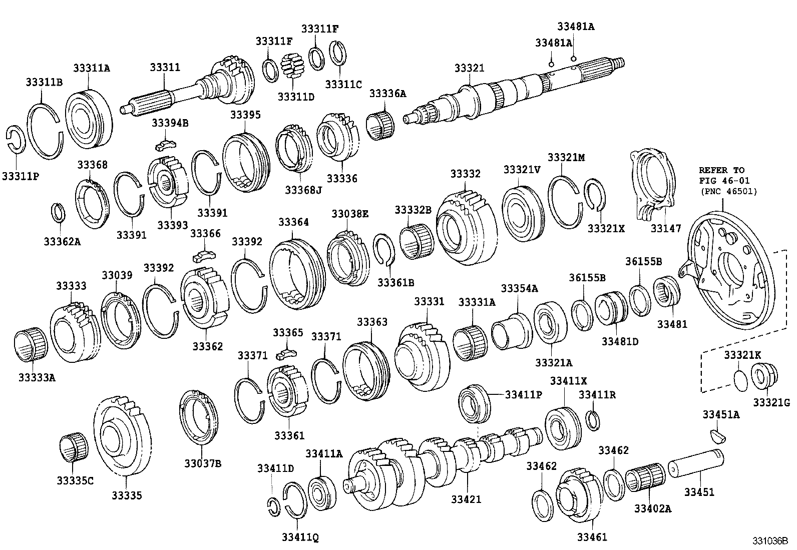33036-37040 GEAR, 5TH product image