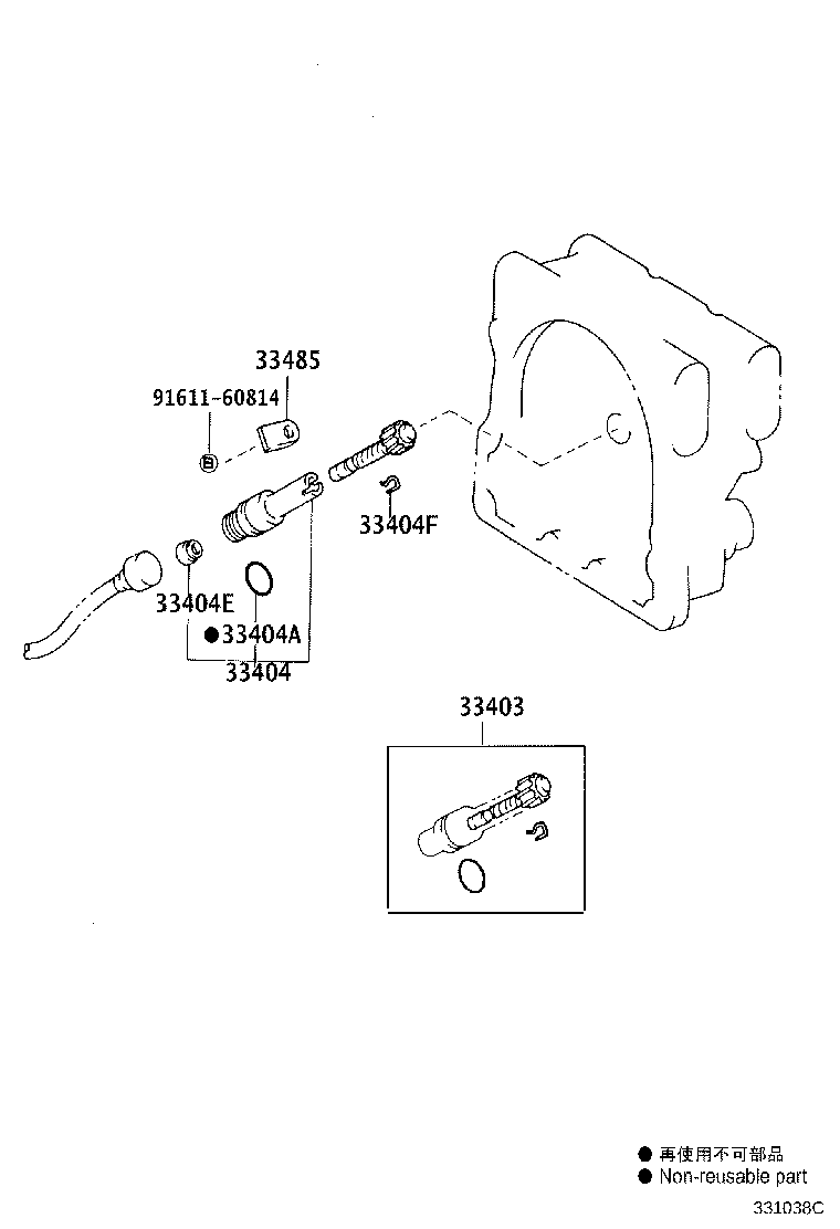 33482-39665 GEAR SUB-ASSY, SPEEDOMETER DRIVEN (MTM) product image