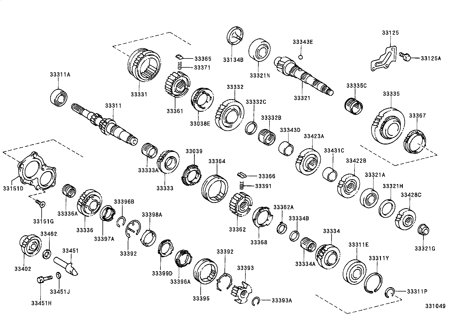 33336-20080 GEAR, 5TH product image