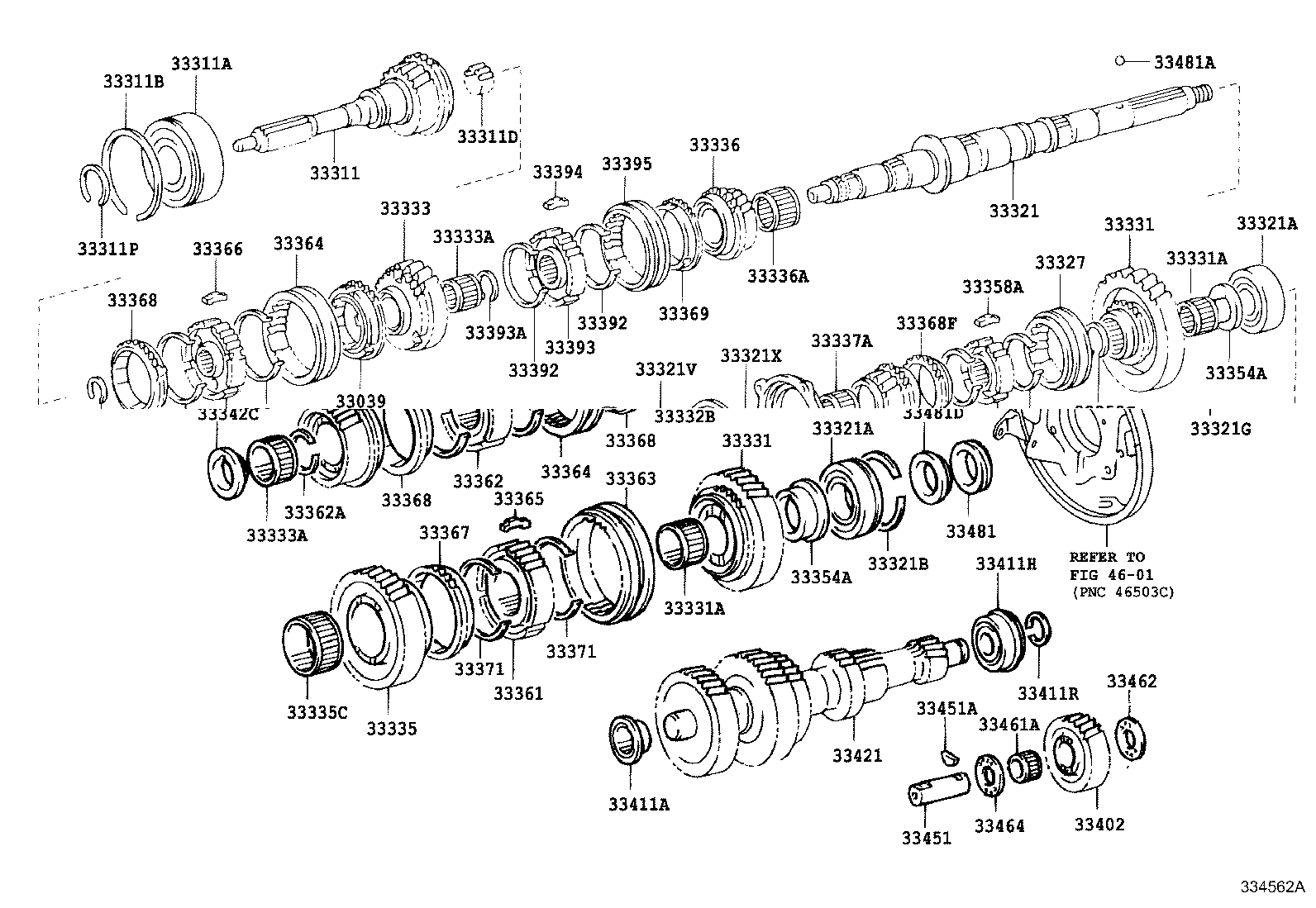 33331-37070 GEAR, REVERSE product image