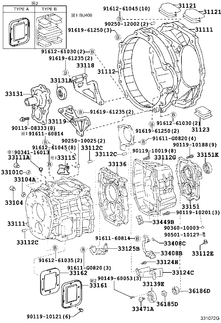 SU002-00534 HOUSING, CLUTCH product image