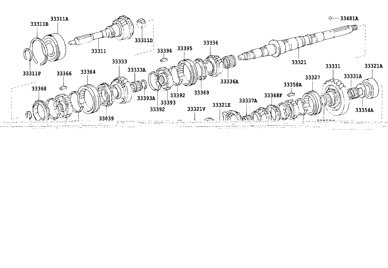 33301-37230 SHAFT, INPUT product image