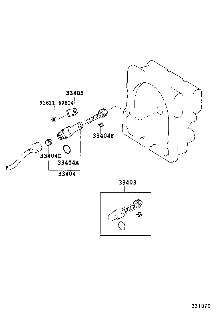 33482-39685 GEAR SUB-ASSY, SPEEDOMETER DRIVEN (MTM) product image