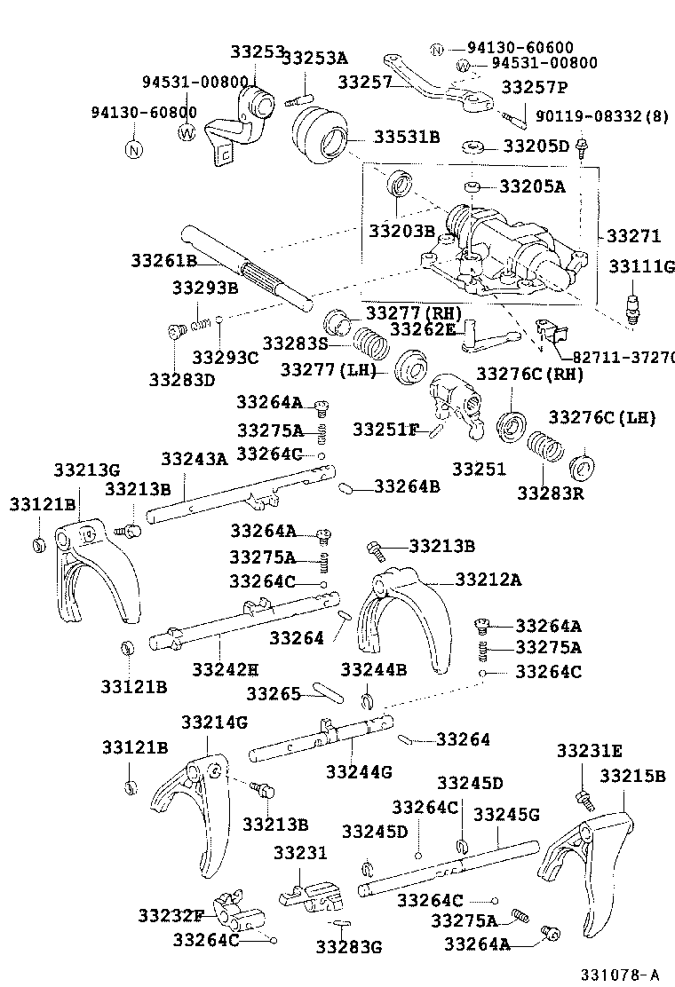 SU002-00541 LEVER, SELECT OUTER product image
