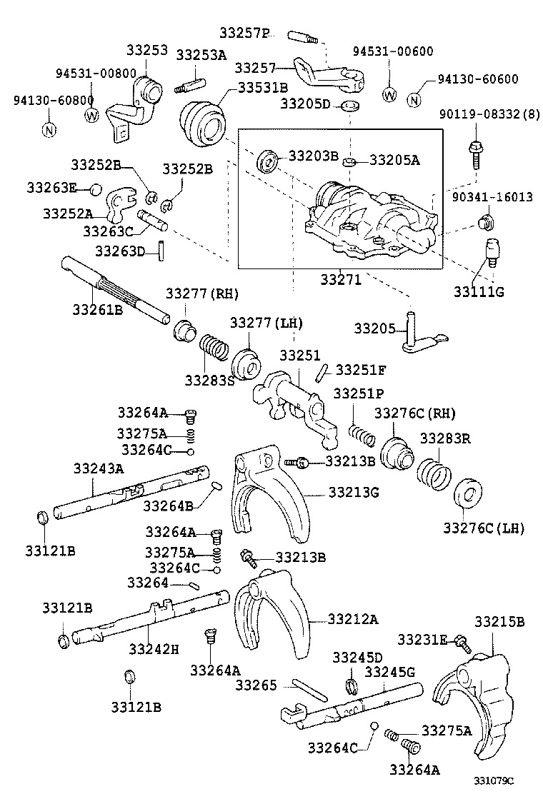 SU002-00541 LEVER, SELECT OUTER product image