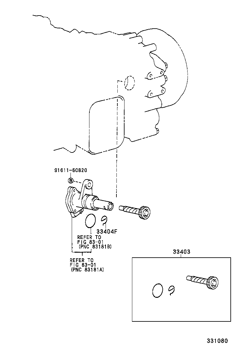 33482-39465 GEAR SUB-ASSY, SPEEDOMETER DRIVEN (MTM) product image