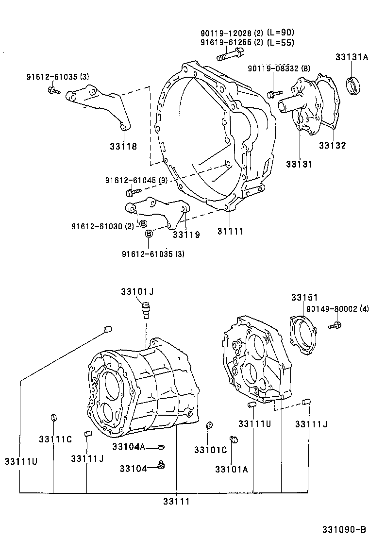 31111-27050 HOUSING, CLUTCH product image