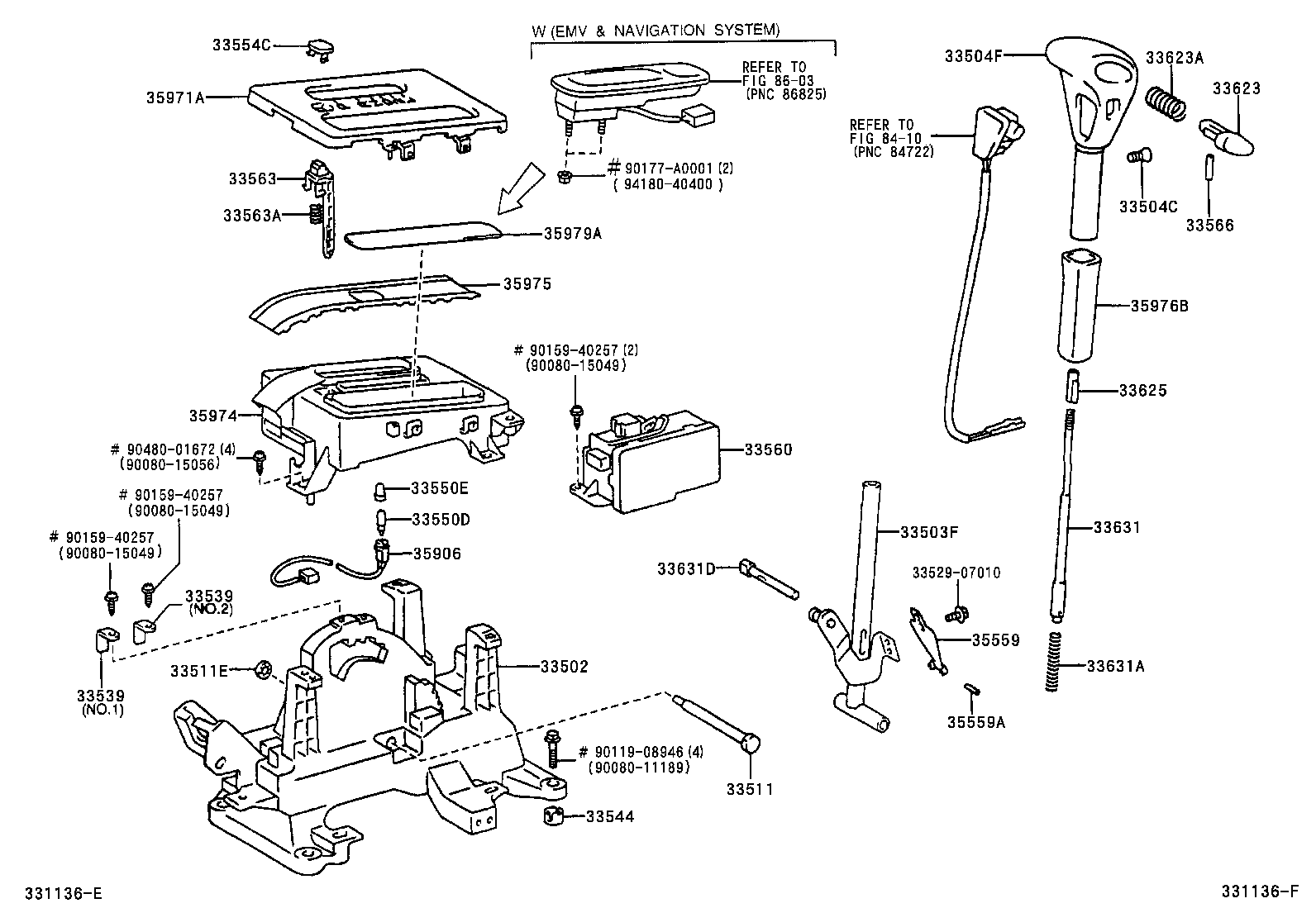 Toyota 33503-07030 LEVER SUB-ASSY, SHIFT(FOR FLOOR SHIFT)