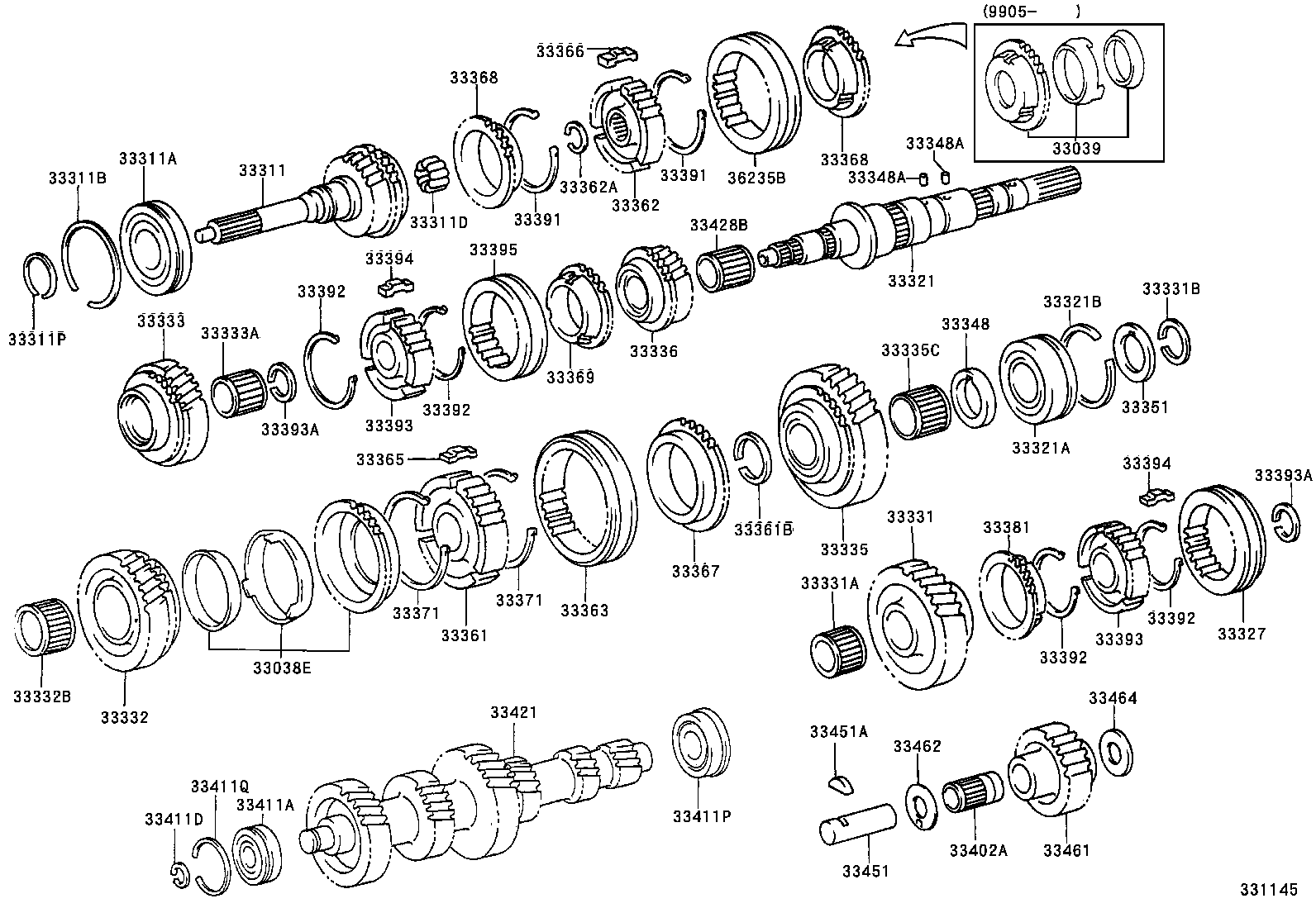 33301-60010 SHAFT, INPUT product image