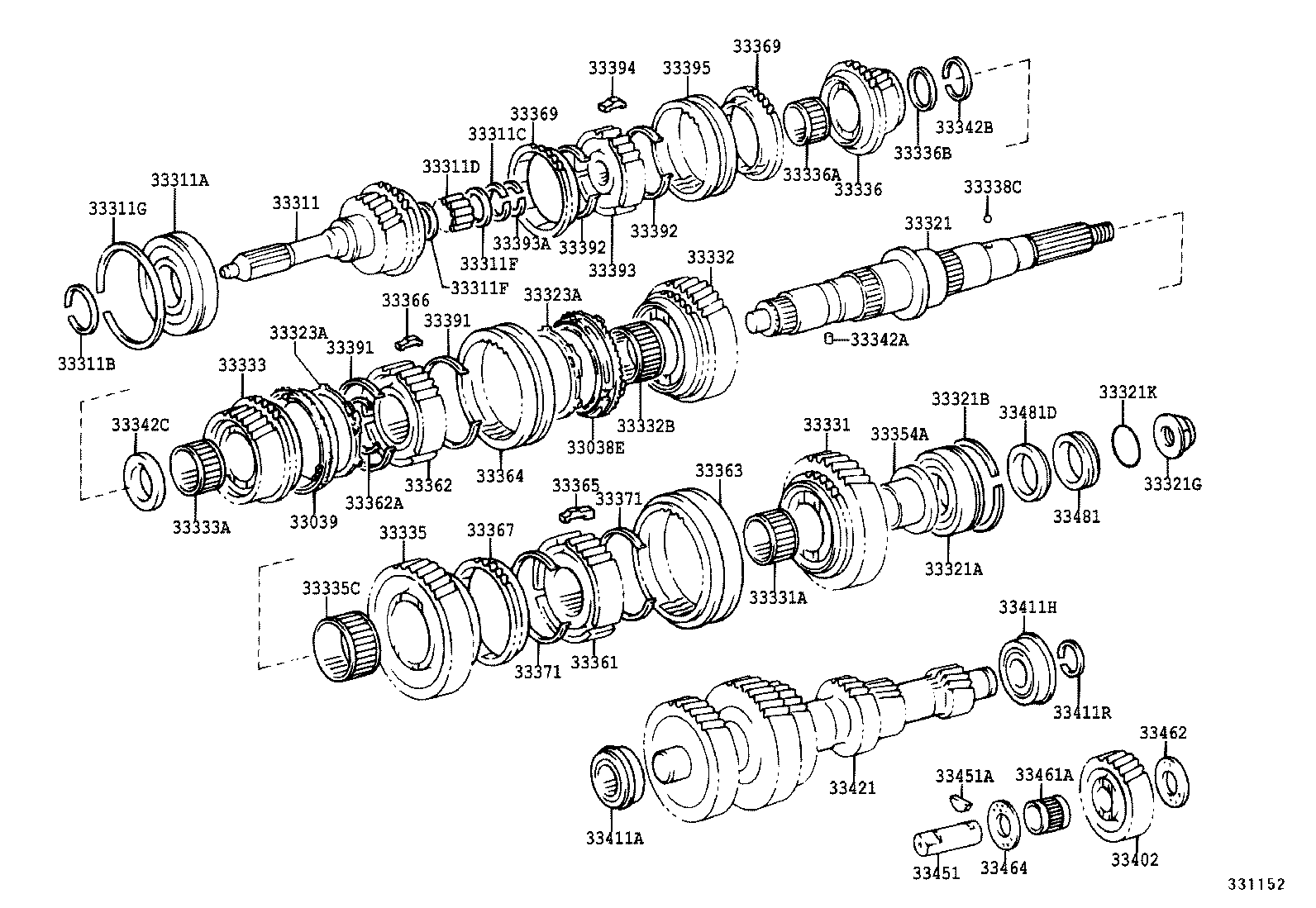 33301-37240 SHAFT, INPUT product image