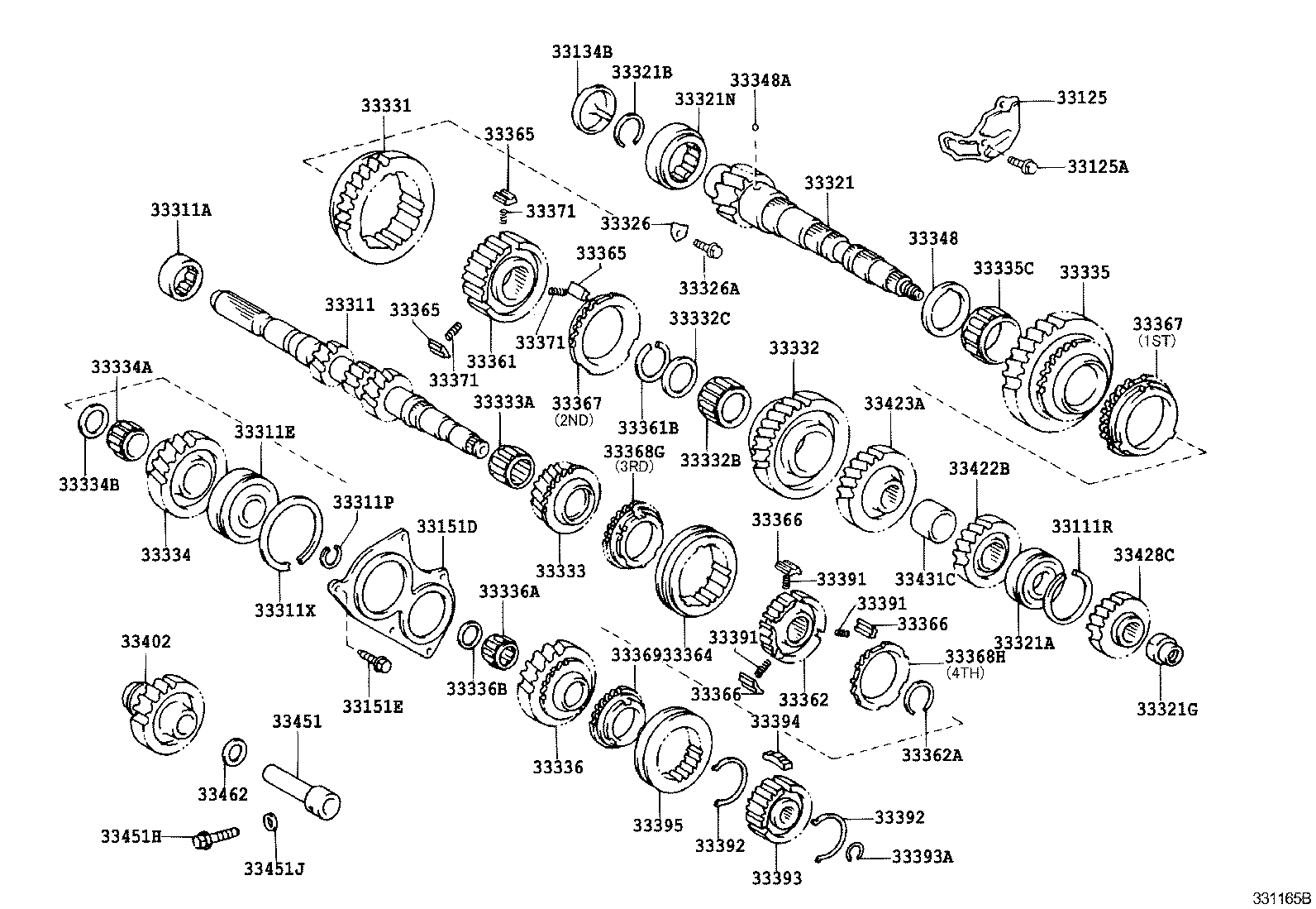33035-20140 GEAR, 4TH product image