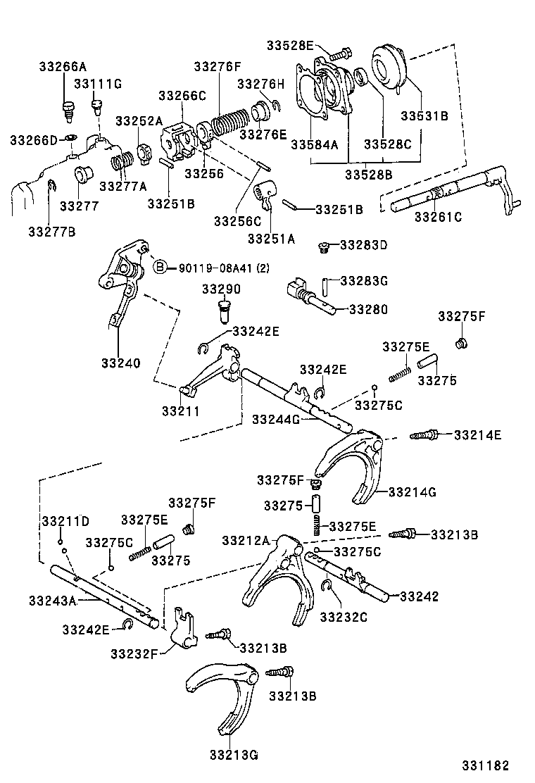 90119-10288 BOLT (FOR CONTROL SHAFT COVER) product image