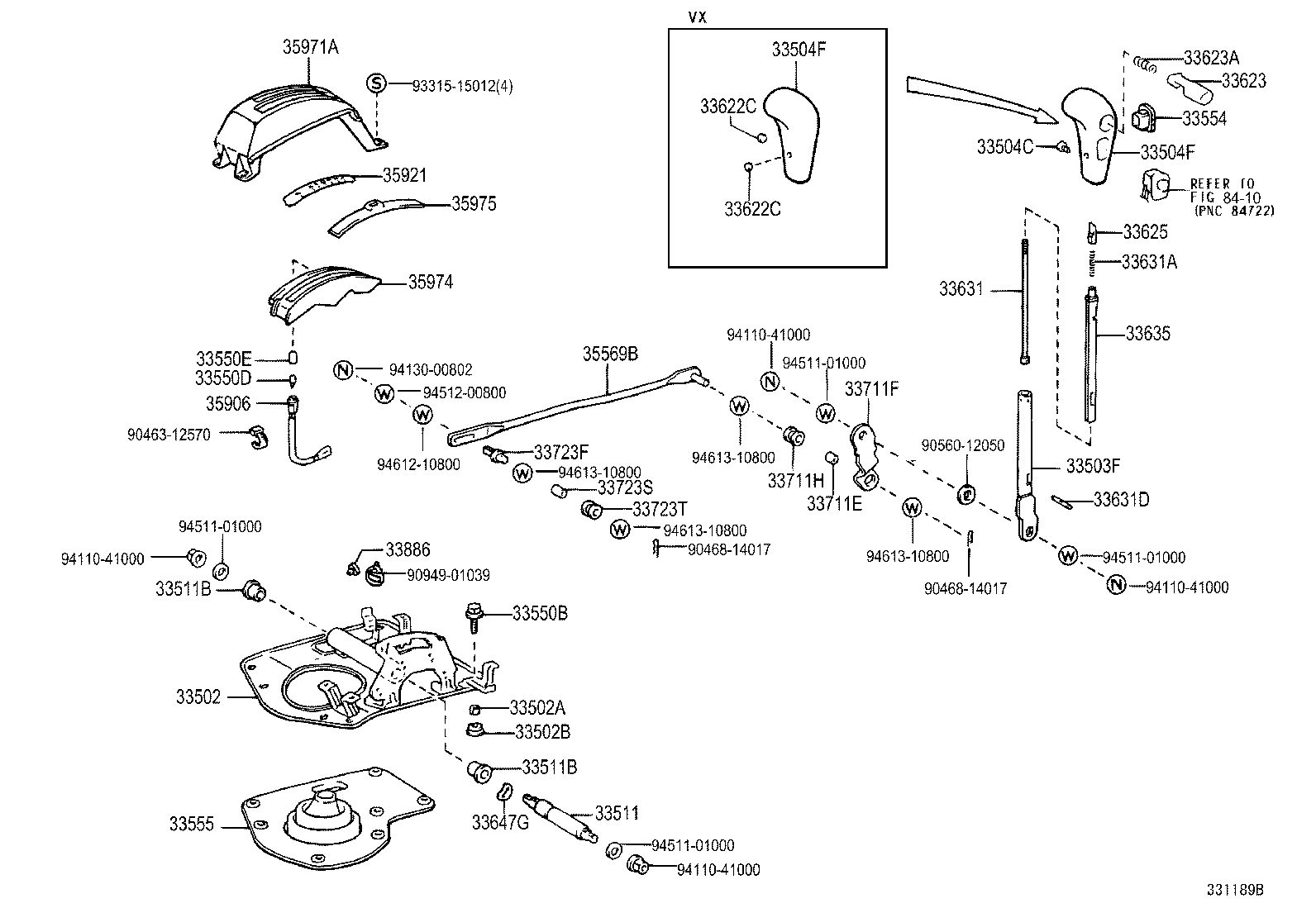 33554-60040 CAP, SHIFT LEVER product image