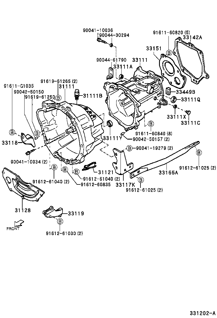 31111-87401 HOUSING, CLUTCH product image