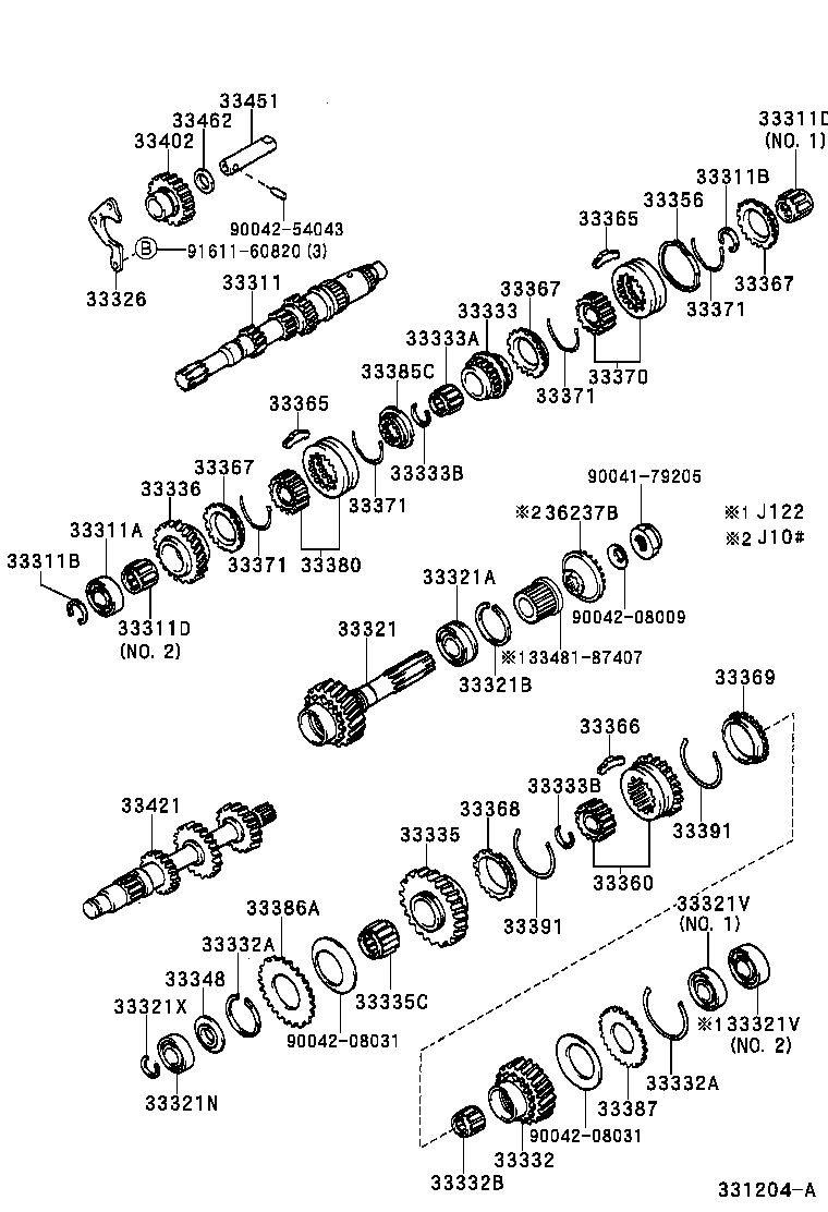 33421-87401 GEAR, COUNTER product image
