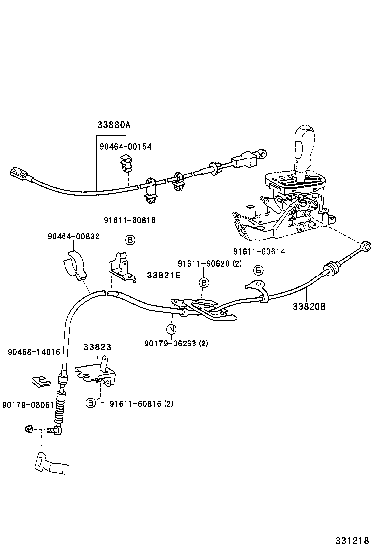 33504-20200 KNOB SUB-ASSY, SHIFT LEVER product image