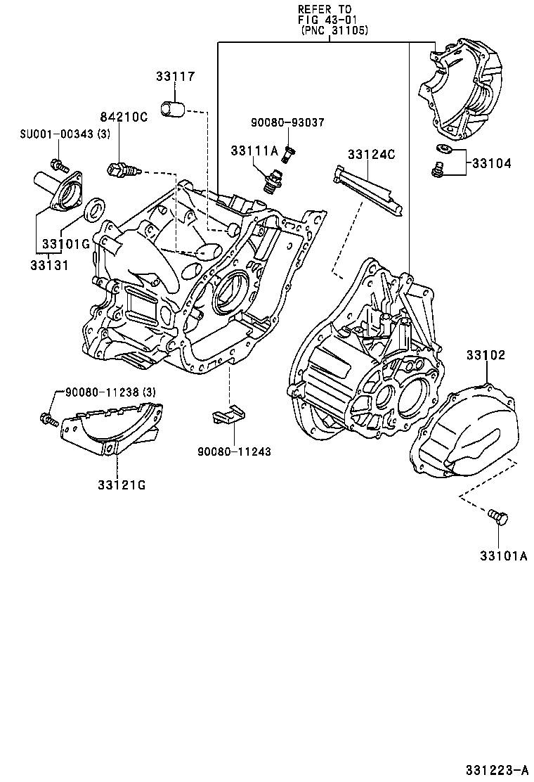90080-11239 BOLT(FOR TRANSAXLE CASE & ENGINE SETTING) product image
