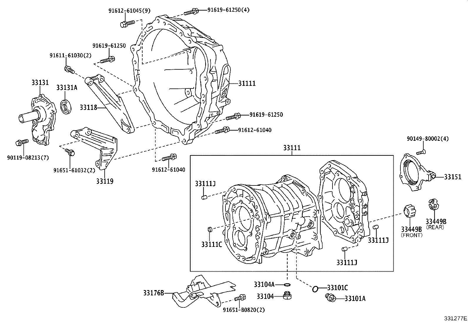 31111-43010 HOUSING, CLUTCH product image
