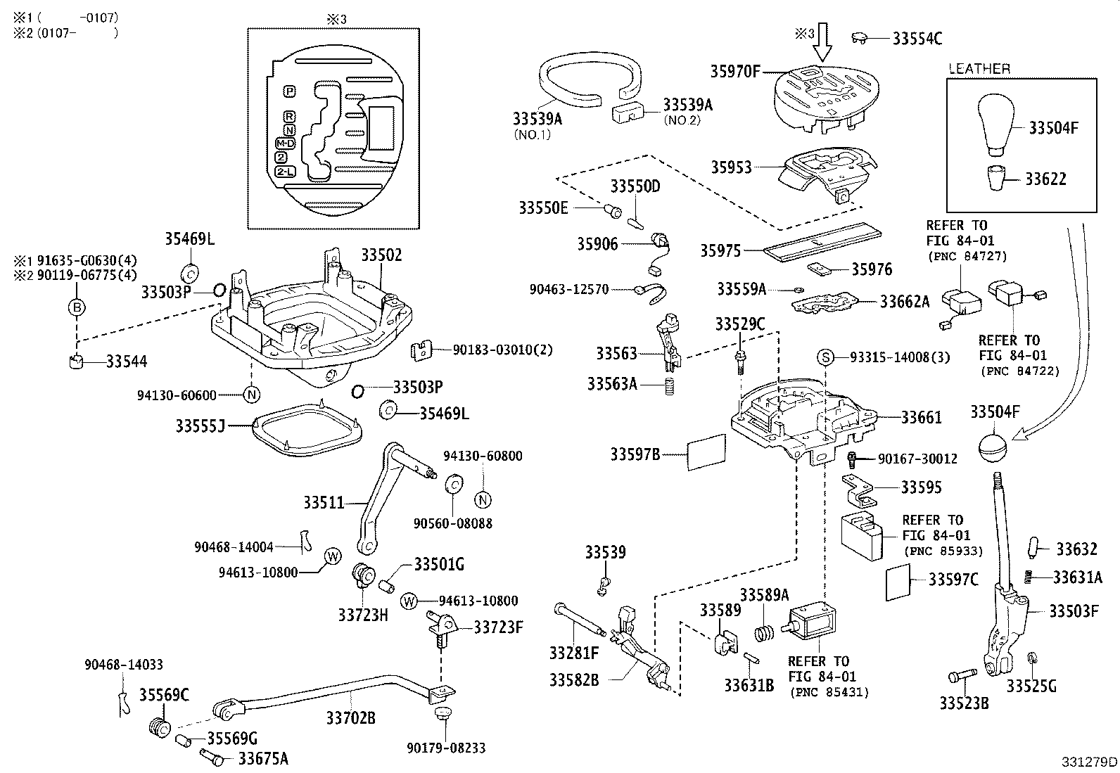 Toyota 33055-53040 LEVER SUB-ASSY, SHIFT(FOR FLOOR SHIFT)