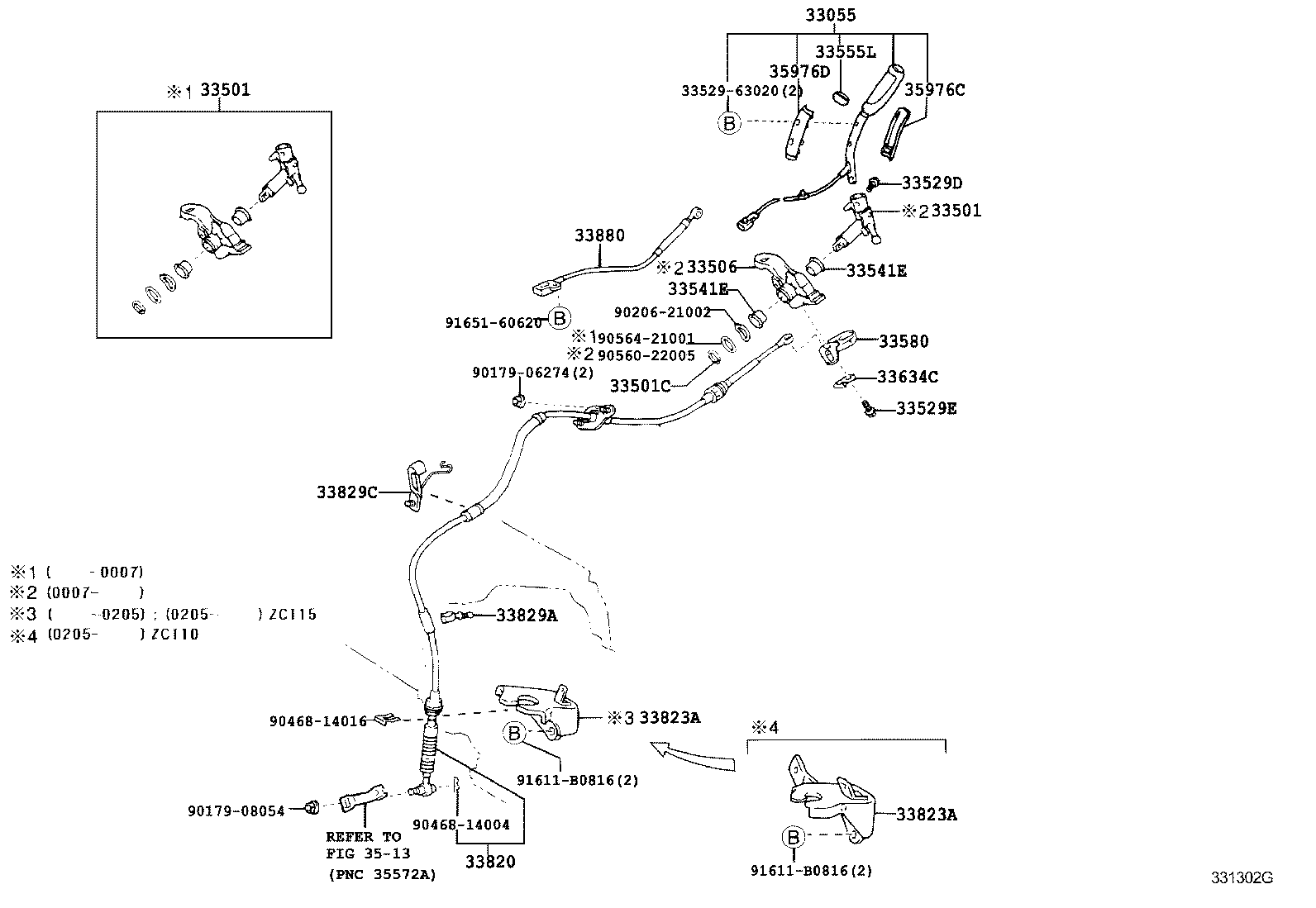 33529-63010 BOLT, SHIFT LEVER product image