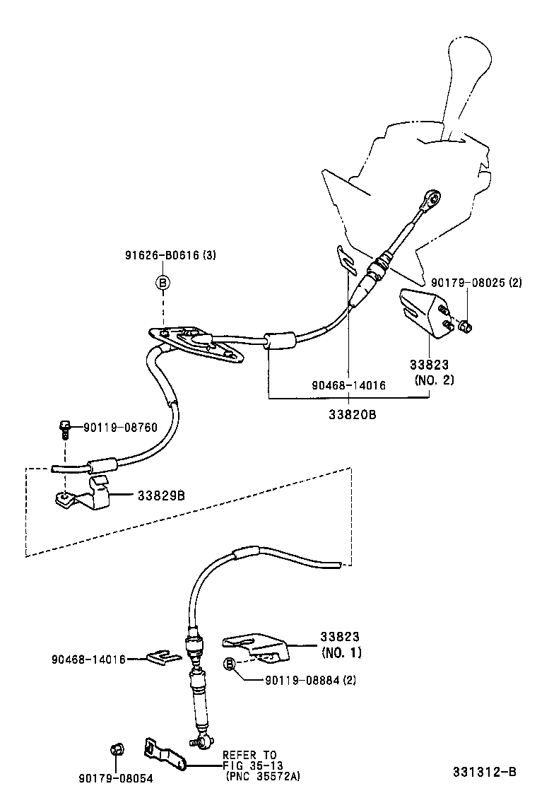 33563-48030 BUTTON, SHIFT LOCK RELEASE product image