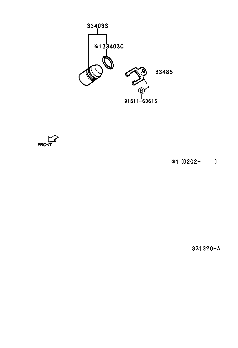 33403-87415 GEAR SUB-ASSY, SPEEDOMETER DRIVEN (MTM) product image