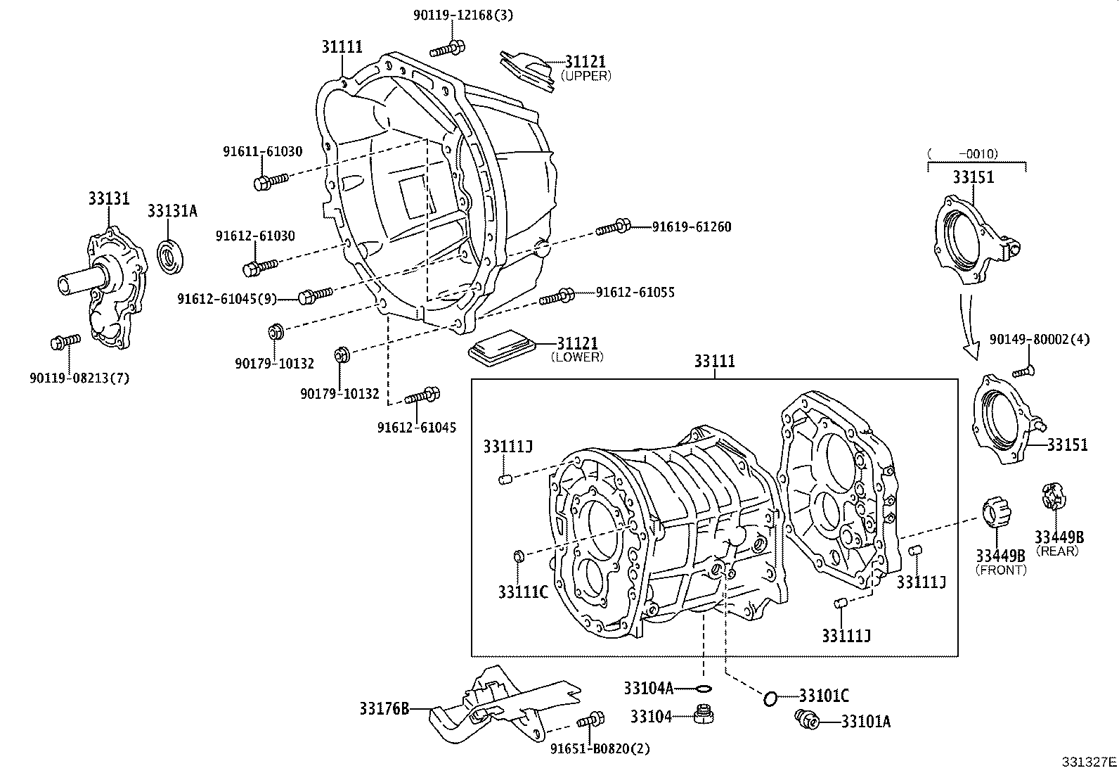 31111-43010 HOUSING, CLUTCH product image