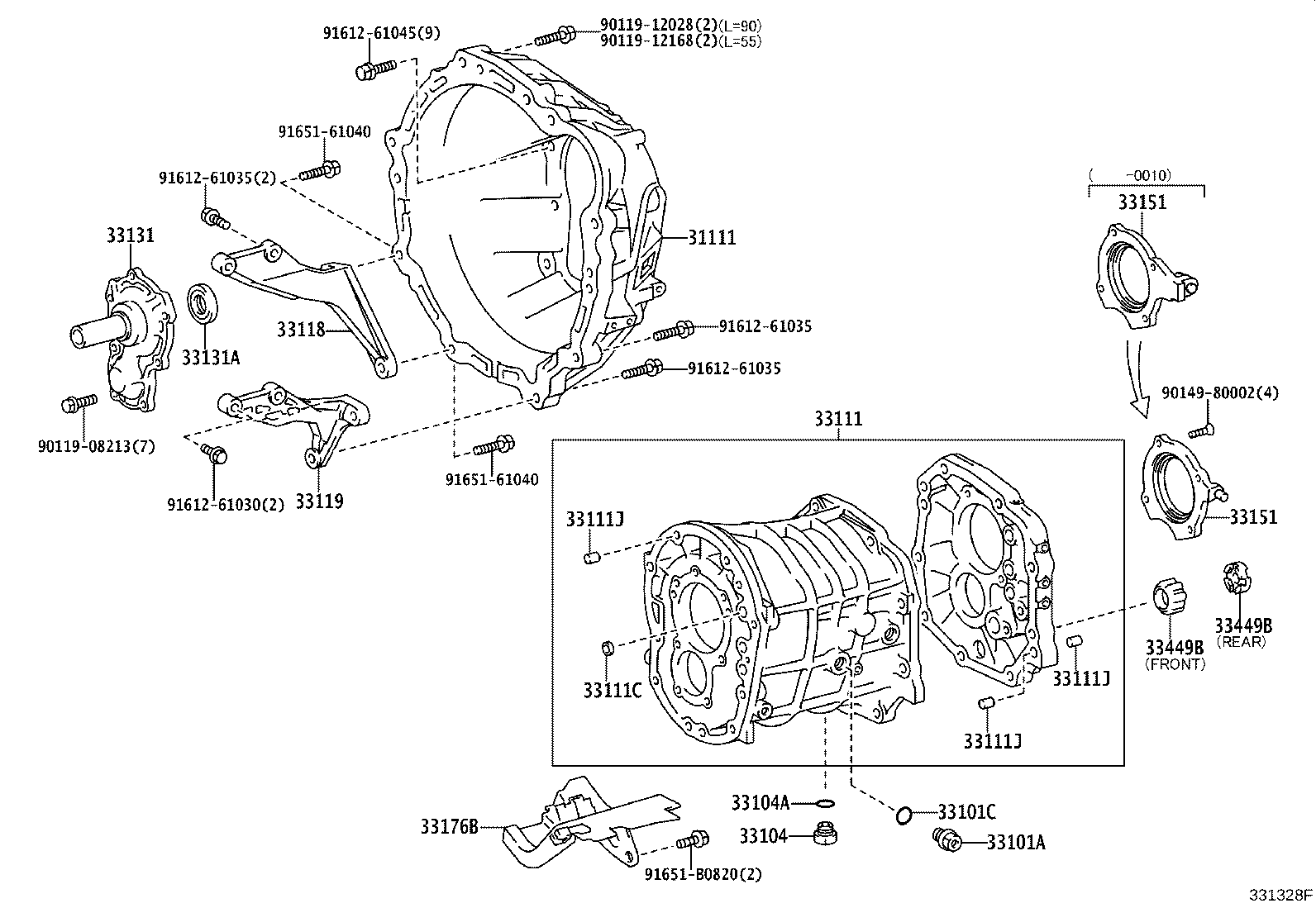 31111-43010 HOUSING, CLUTCH product image