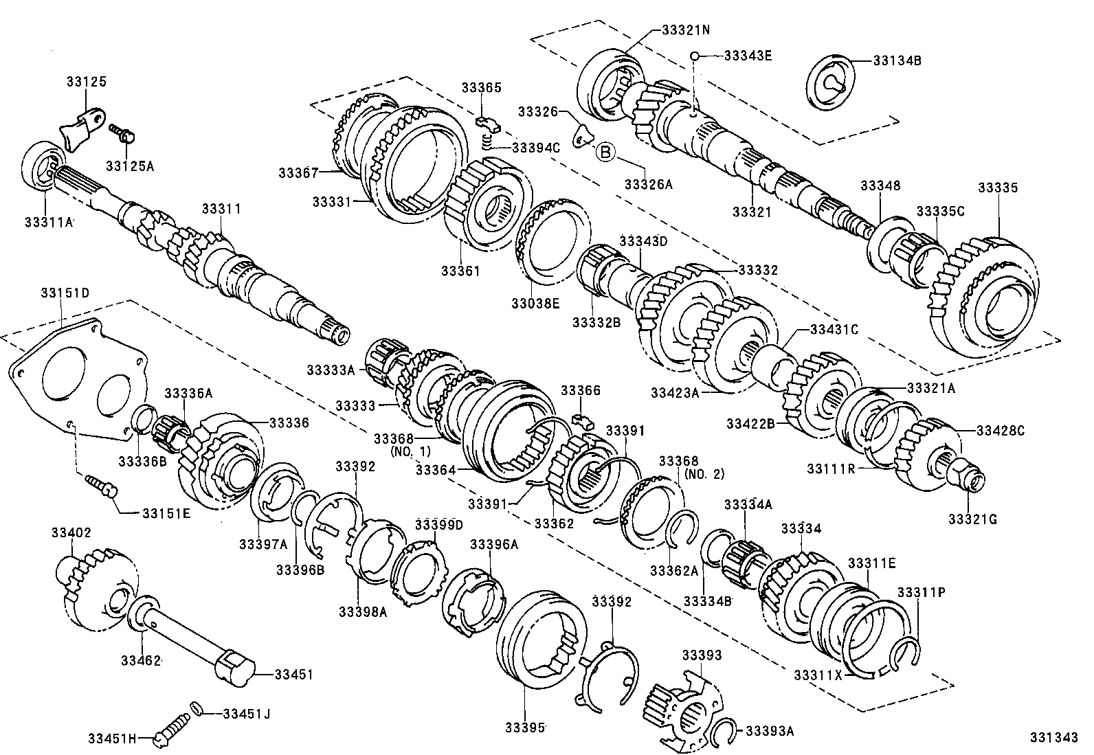 33336-20080 GEAR, 5TH product image