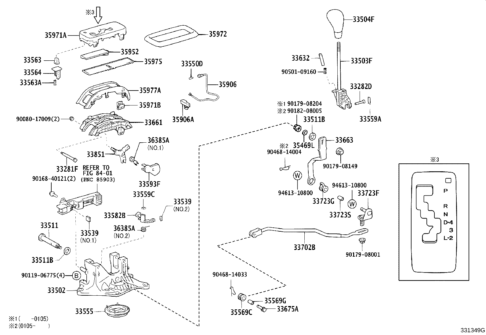 33504-30281-B2 KNOB SUB-ASSY, SHIFT LEVER product image