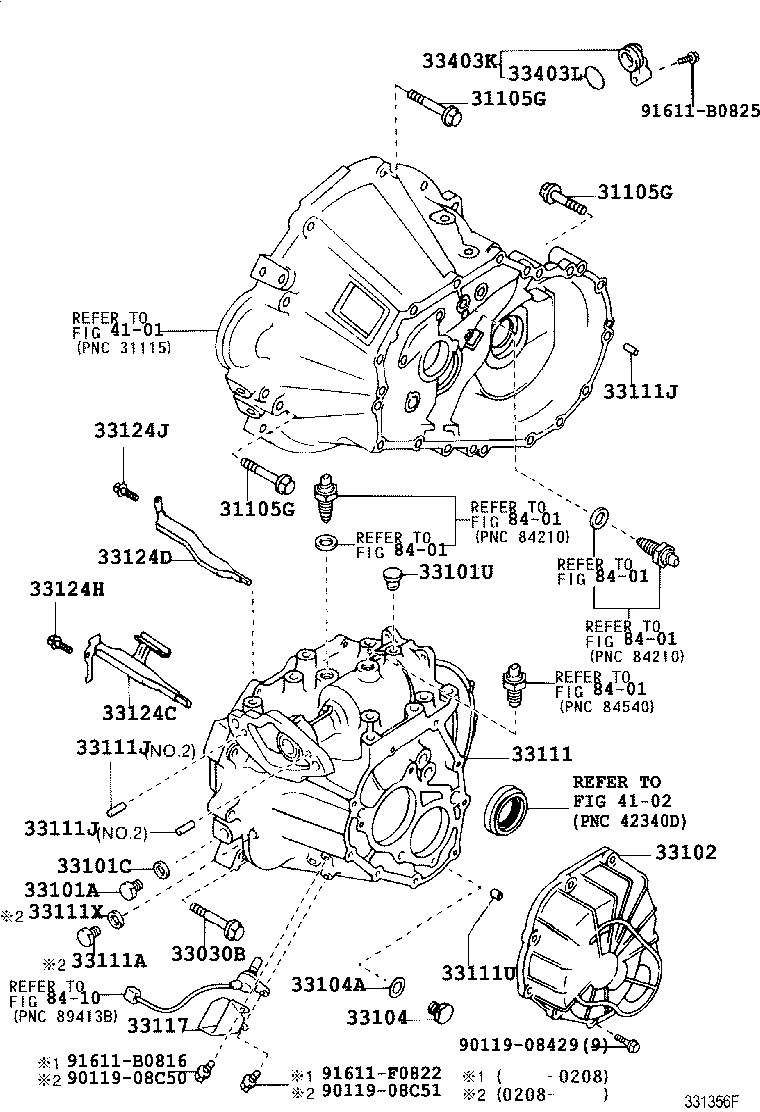 33111-17121 CASE, MANUAL TRANSMISSION product image