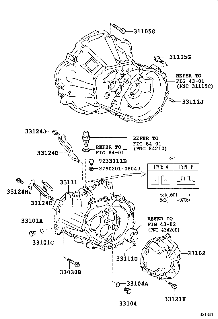 33111-52140 CASE, MANUAL TRANSMISSION product image