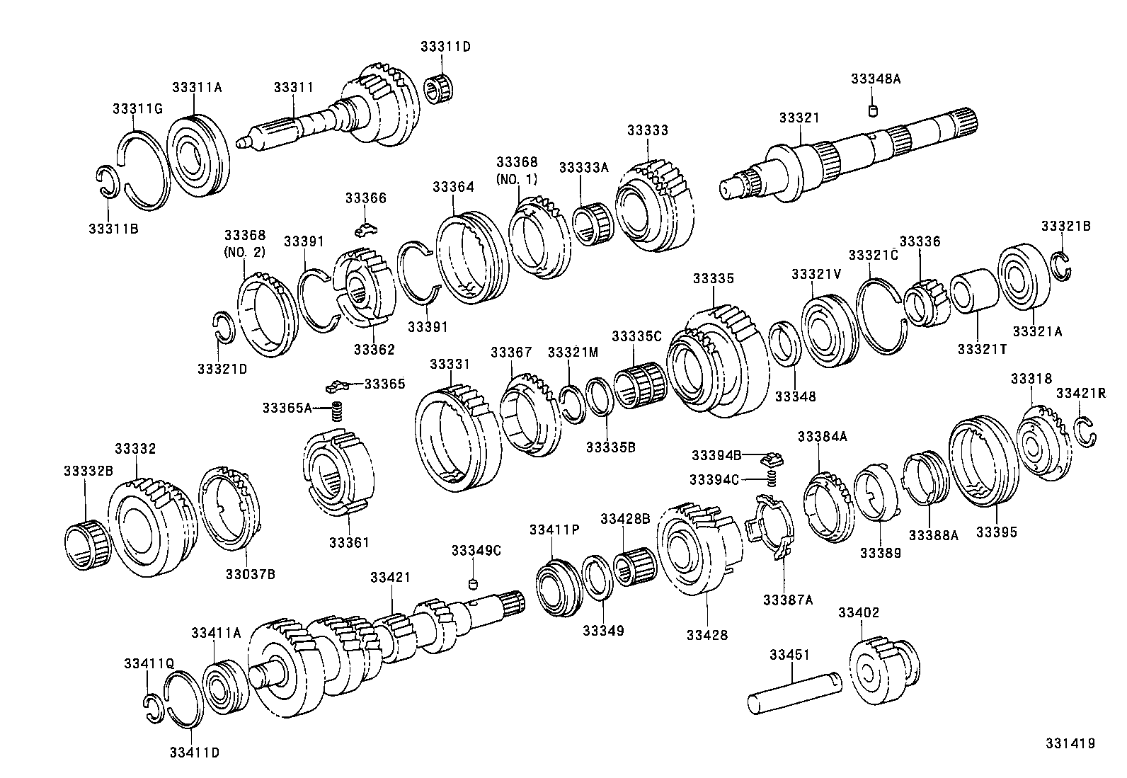 33032-34010 GEAR, 1ST product image
