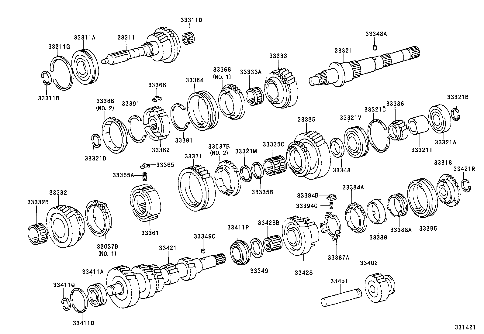 33032-34010 GEAR, 1ST product image