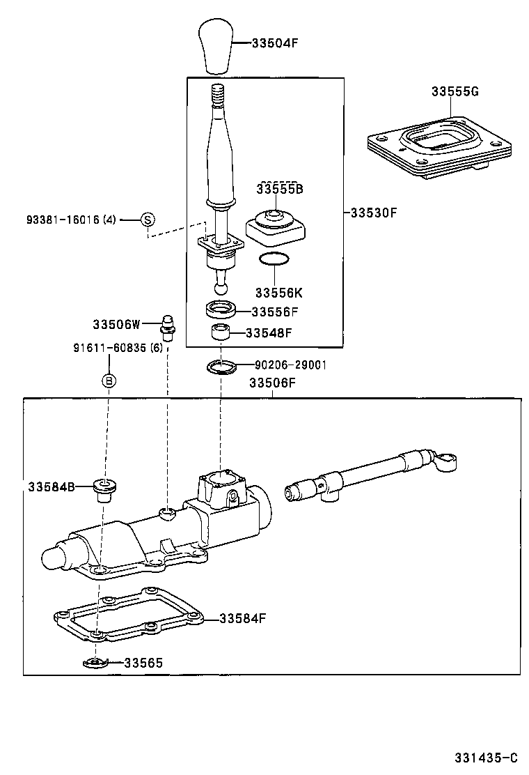 35971-22160 HOUSING, POSITION INDICATOR, UPPER product image