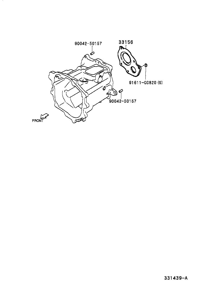 33103-97501 HOUSING SUB-ASSY, EXTENSION(MTM) product image