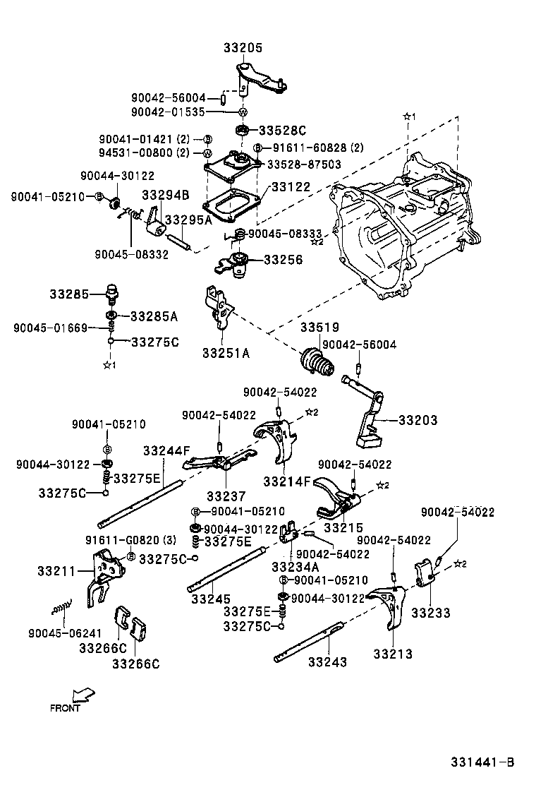 33201-87501 FORK, REVERSE SHIFT product image