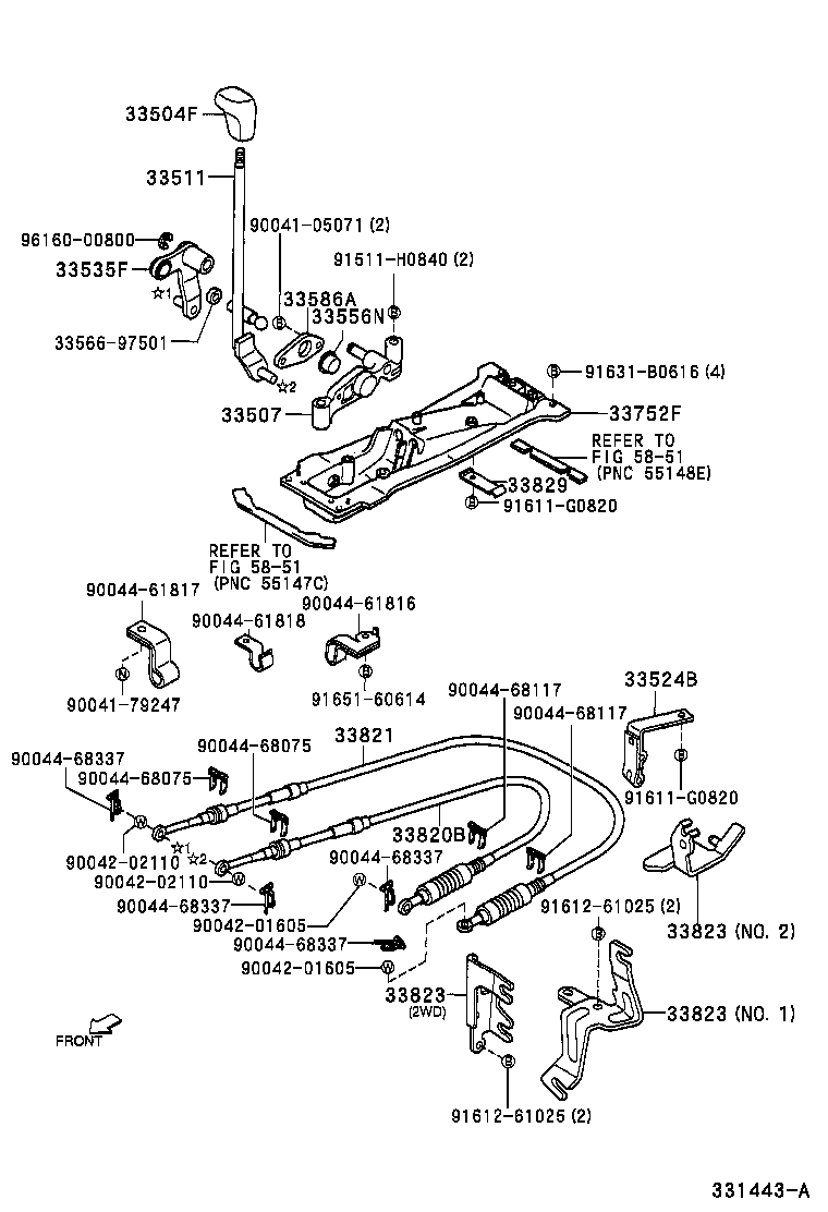 33530-97506 CABLE ASSY, TRANSMISSION CONTROL product image