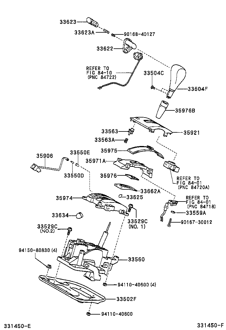 33560-48050 UNIT ASSY, SHIFT LOCK CONTROL product image