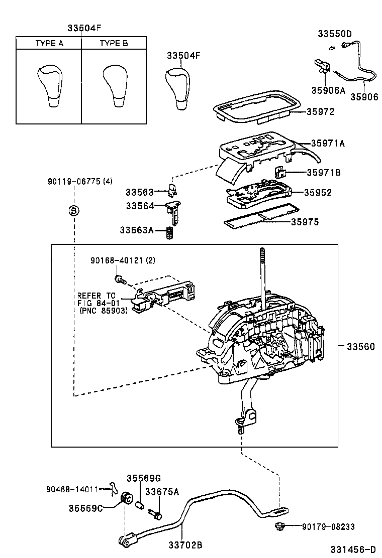 33702-22110 ROD SUB-ASSY, GEAR SHIFTING, NO.1 (FOR FLOOR SHIFT) product image
