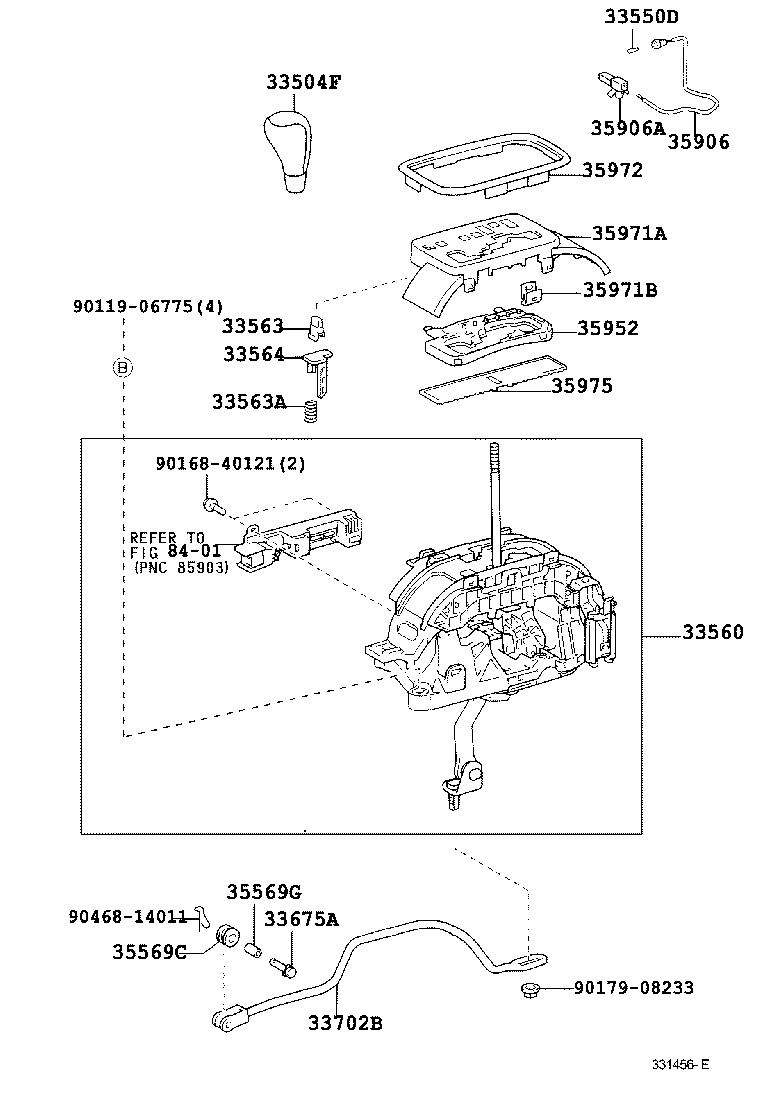 35971-22160 HOUSING, POSITION INDICATOR, UPPER product image
