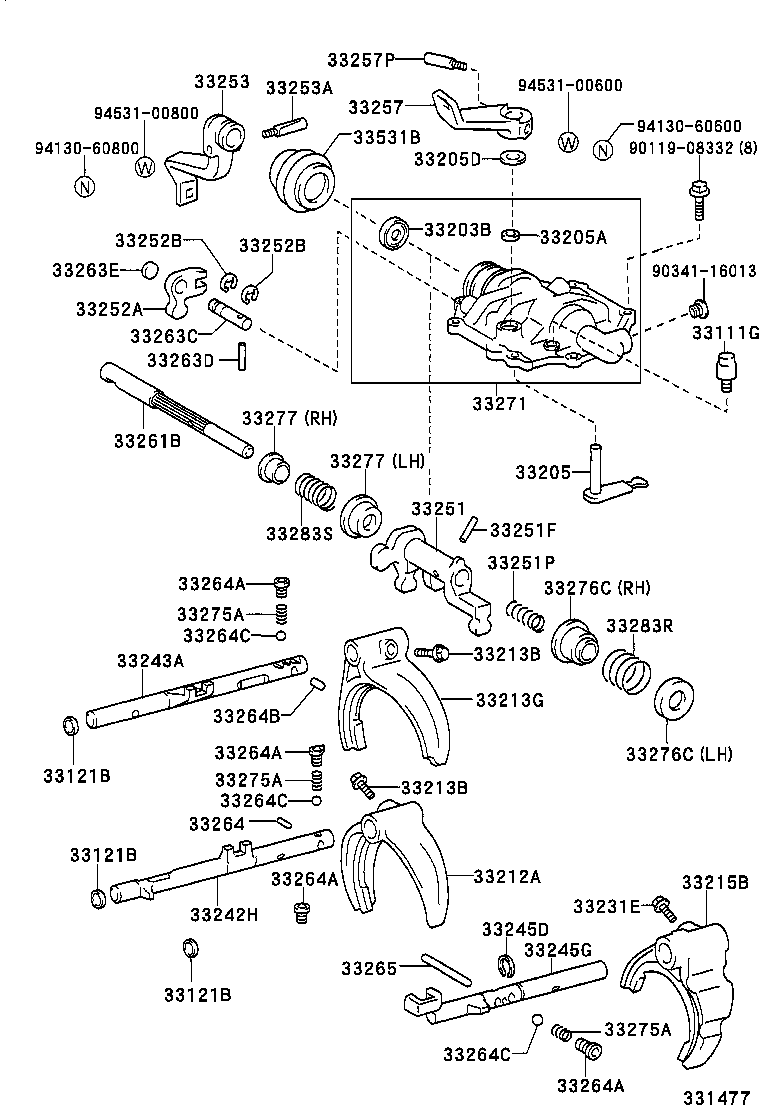 90501-16168 SPRING, COMPRESSION (FOR REVERSE RESTRICT BALL) product image