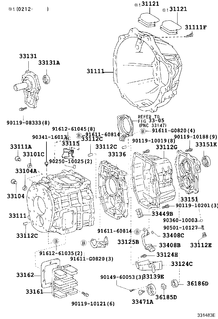 31111-37060 HOUSING, CLUTCH product image