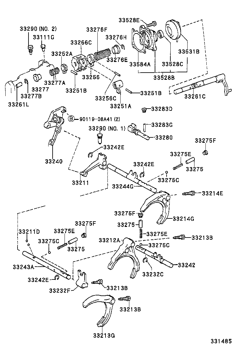 90119-10288 BOLT (FOR CONTROL SHAFT COVER) product image