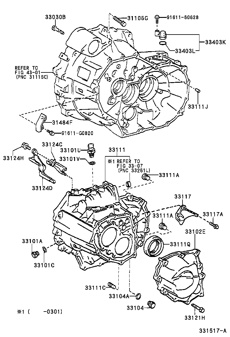 33101-28051 CASE, MANUAL TRANSMISSION product image