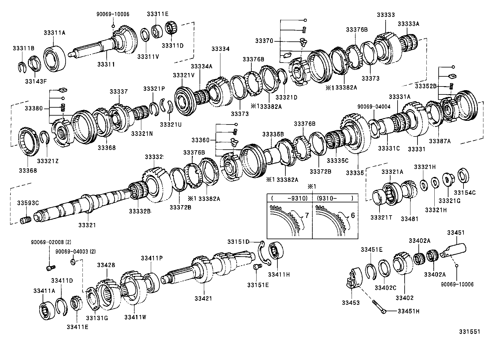 33481-0W010 GEAR, SPEEDOMETER DRIVE (MTM) product image