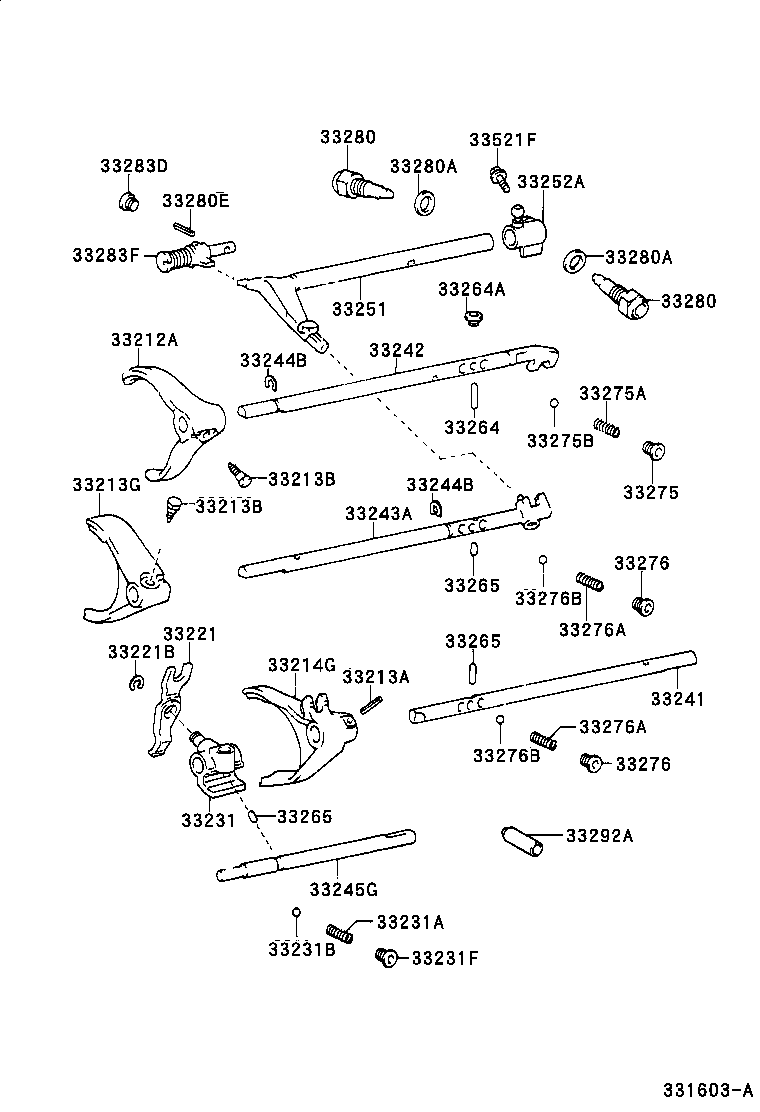 Toyota 33292-53010 PIN, LOCK BALL