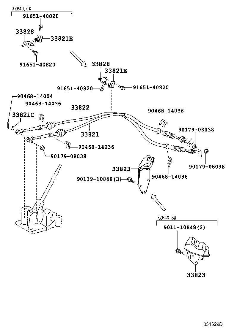 33530-36130 LEVER ASSY, SHIFT (FOR FLOOR SHIFT) product image