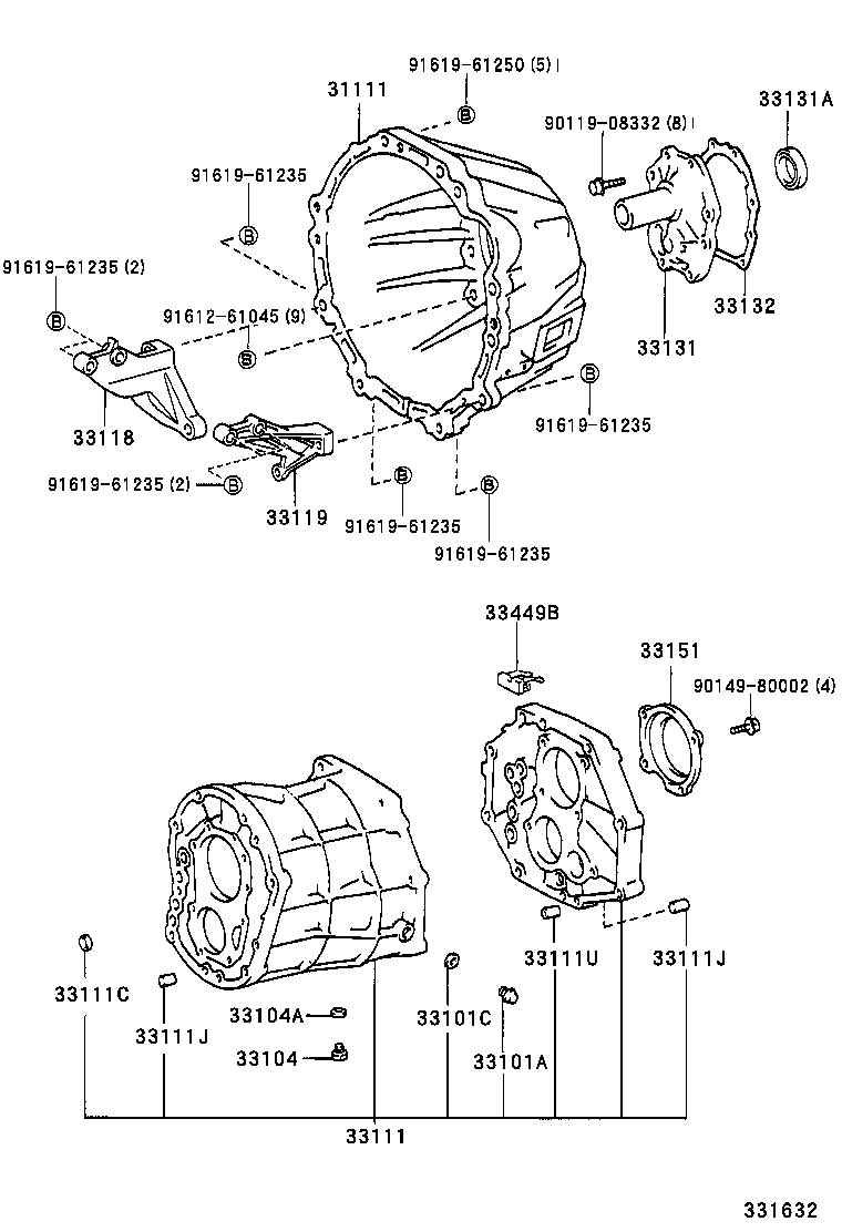 31111-25050 HOUSING, CLUTCH product image