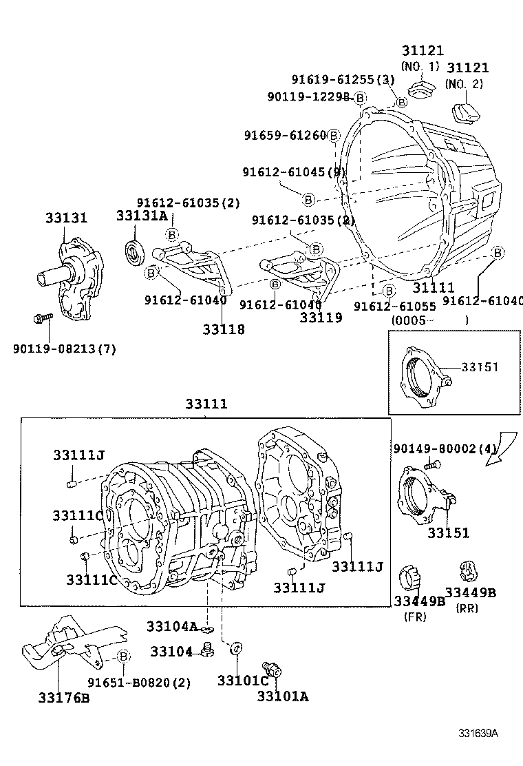 90119-12287 BOLT(FOR TRANSAXLE & ENGINE SETTING) product image